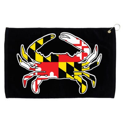 Maryland Flag Blue Crab Gift Grommeted Golf Towel