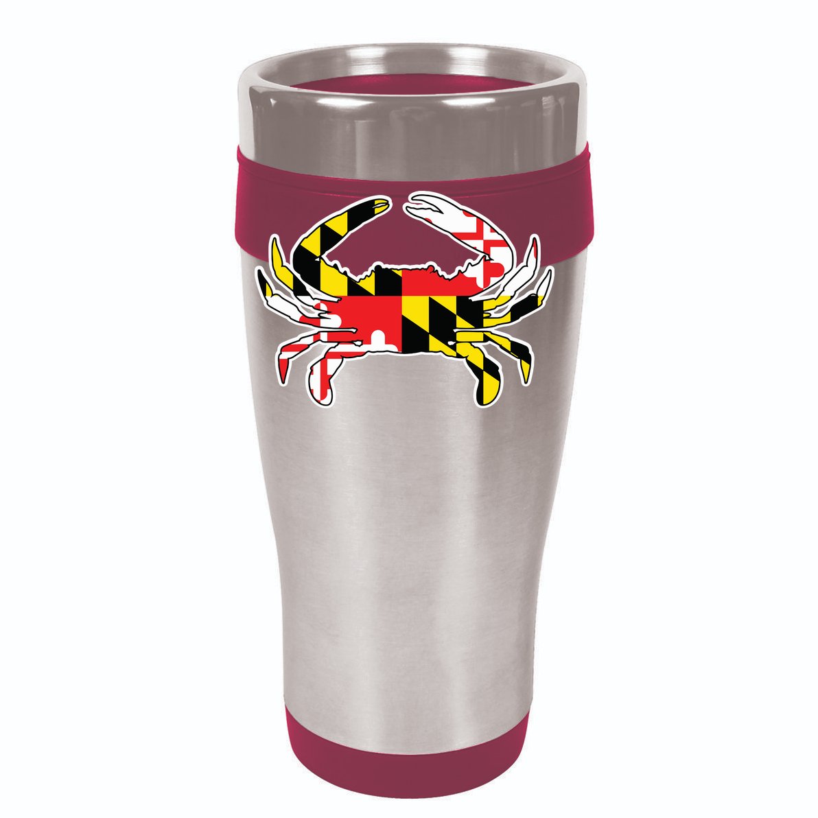 Maryland Flag Blue Crab Gift V-Neck T-Shirt