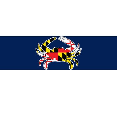 Maryland Flag Blue Crab Gift Bumper Sticker