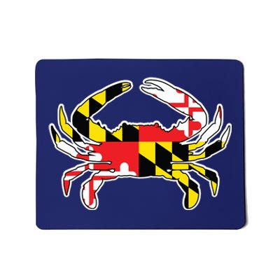 Maryland Flag Blue Crab Gift Mousepad