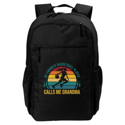 My Favorite Basketball Player Calls Me Grandma Funny Gift Daily Commute Backpack