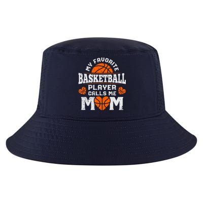 My Favorite Basketball Player Calls Me Mom Mothers Day Gifts Cool Comfort Performance Bucket Hat