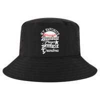 My Favorite Baseball Player Calls Me Grandma Baseball Family Cool Comfort Performance Bucket Hat