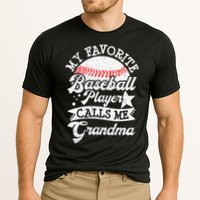 My Favorite Baseball Player Calls Me Grandma Baseball Family Cooling Performance Crew T-Shirt