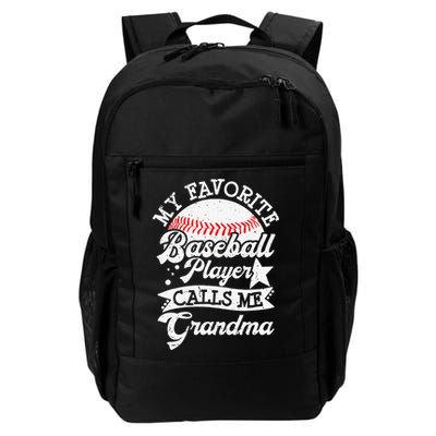 My Favorite Baseball Player Calls Me Grandma Baseball Family Backpack