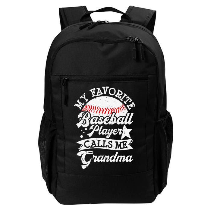My Favorite Baseball Player Calls Me Grandma Baseball Family Backpack