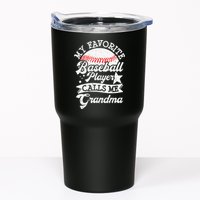My Favorite Baseball Player Calls Me Grandma Baseball Family Tumbler