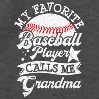 My Favorite Baseball Player Calls Me Grandma Baseball Family Vector Backpack