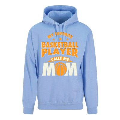 My Favorite Basketball Player Calls Me Mom Basketball Mom Gift Unisex Surf Hoodie