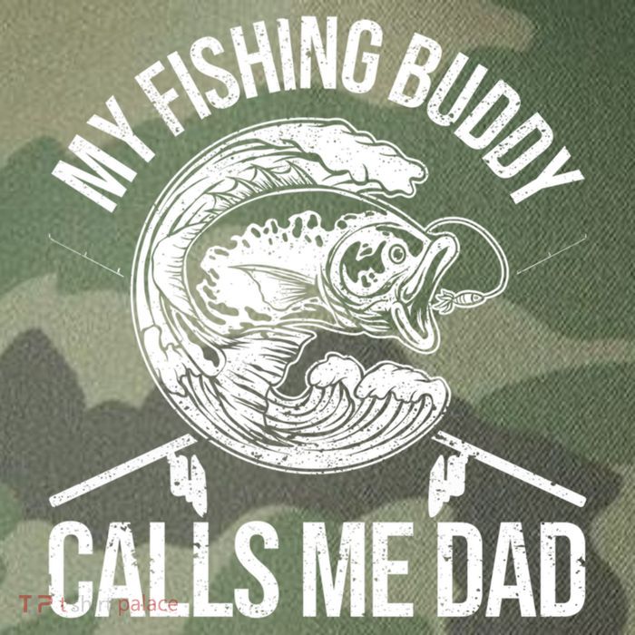 My Fishing Buddy Calls Me Dad Funny Father's Day Gift Legacy Tie Dye Trucker Hat