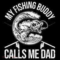 My Fishing Buddy Calls Me Dad Funny Father's Day Gift Impact Tech Backpack