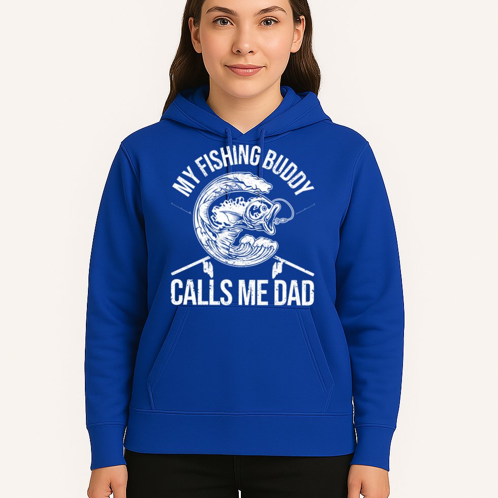 My Fishing Buddy Calls Me Dad Funny Father's Day Gift Hoodie