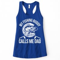 My Fishing Buddy Calls Me Dad Funny Father's Day Gift Womens Tank Top