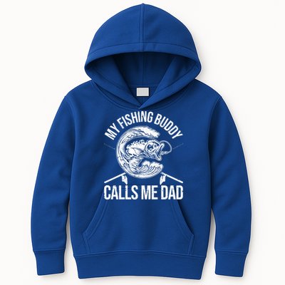 My Fishing Buddy Calls Me Dad Funny Father's Day Gift Kids Hoodie