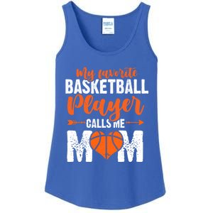 My Favorite Basketball Player Calls Me Mom Mom Funny Gift Ladies Essential Tank