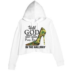 Mom Faith Based Apparel Plus Size Girl Novelty Christian Crop Fleece Hoodie