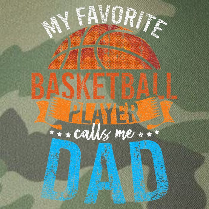 My Favorite Basketball Player Calls Me Dad Basketball Legacy Tie Dye Trucker Hat