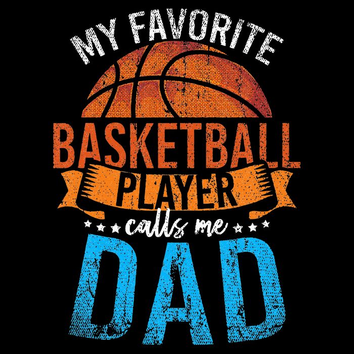 My Favorite Basketball Player Calls Me Dad Basketball Button