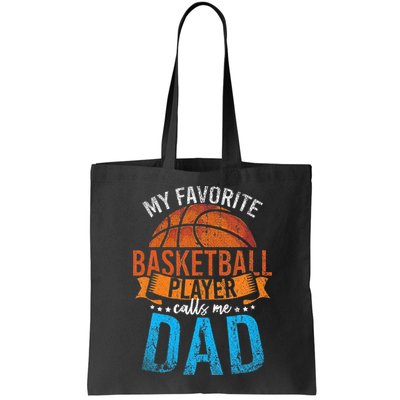 My Favorite Basketball Player Calls Me Dad Basketball Bag