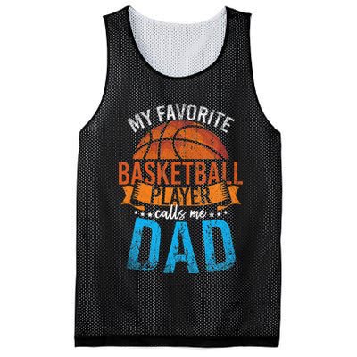 My Favorite Basketball Player Calls Me Dad Basketball Mesh Reversible Basketball Jersey Tank