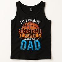 My Favorite Basketball Player Calls Me Dad Basketball Tank Top