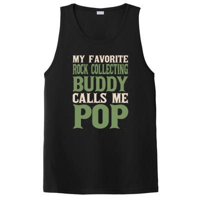 My Favorite Buddy Rock Collecting Dad Rock Collector Daddy Gift PosiCharge Competitor Tank