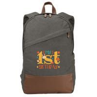 My First Birthday Animal Cotton Canvas Backpack