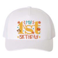 My First Birthday Animal Yupoong Adult 5-Panel Trucker Hat