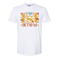 My First Birthday Animal Softstyle CVC T-Shirt