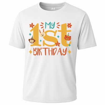 My First Birthday Animal Performance Shirt
