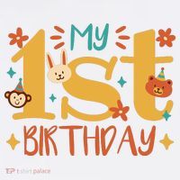 My First Birthday Animal Tall T-Shirt