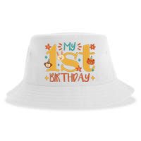 My First Birthday Animal Sustainable Bucket Hat