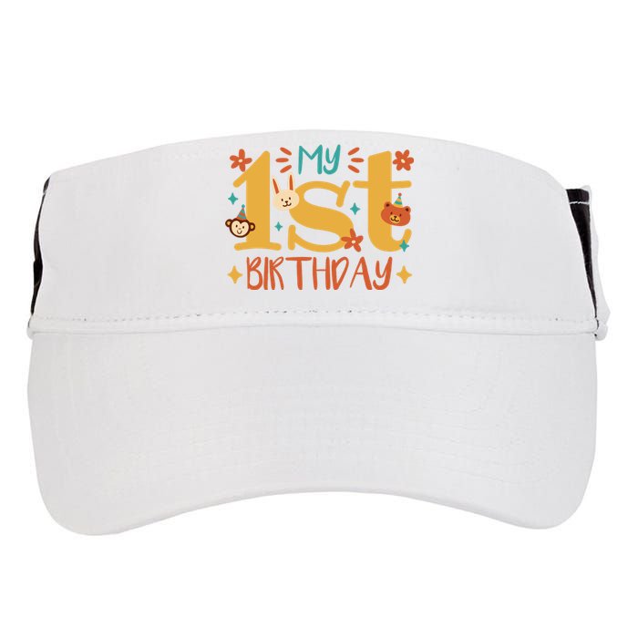 My First Birthday Animal Adult Drive Performance Visor