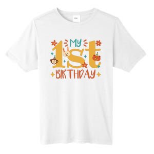 My First Birthday Animal Tall Fusion ChromaSoft Performance T-Shirt