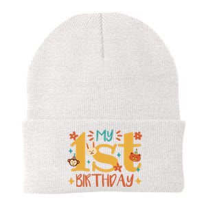 My First Birthday Animal Knit Cap Winter Beanie