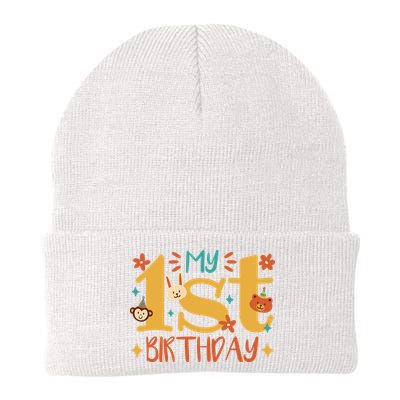 My First Birthday Animal Beanie
