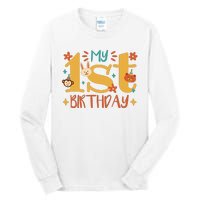 My First Birthday Animal Tall Long Sleeve T-Shirt