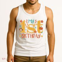 My First Birthday Animal Tank Top