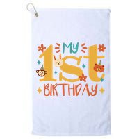 My First Birthday Animal Golf Towel