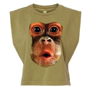 Monkey Face Breath Funny Women Monkey Face Breath Garment-Dyed Women's Muscle Tee