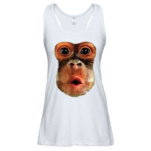 Monkey Face Breath Funny Women Monkey Face Breath Ladies Essential Flowy Tank