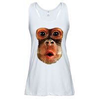 Monkey Face Breath Funny Women Monkey Face Breath Ladies Essential Flowy Tank