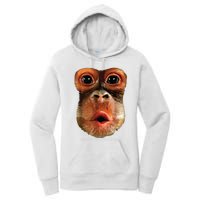 Monkey Face Breath Funny Women Monkey Face Breath Women's Pullover Hoodie