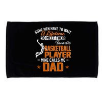 My Favorite Basketball Player Calls Me Dad Gift For Father Microfiber Hand Towel