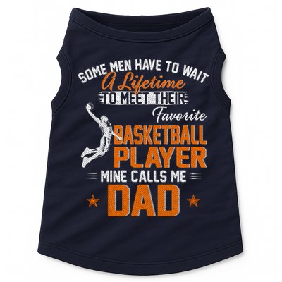 My Favorite Basketball Player Calls Me Dad Gift For Father Doggie Tank