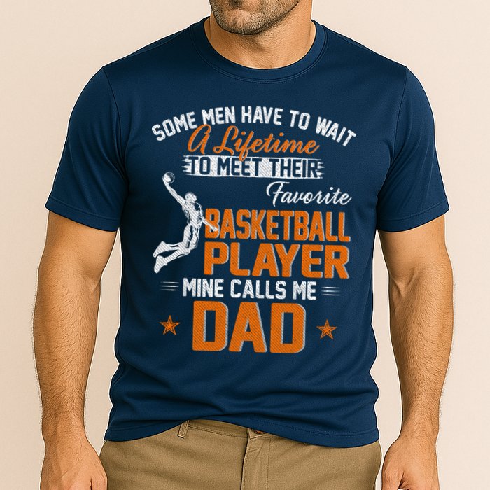 My Favorite Basketball Player Calls Me Dad Gift For Father Performance Shirt