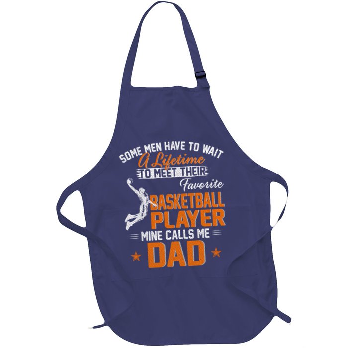 My Favorite Basketball Player Calls Me Dad Gift For Father Apron
