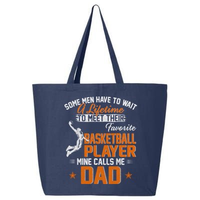 My Favorite Basketball Player Calls Me Dad Gift For Father 25L Jumbo Tote