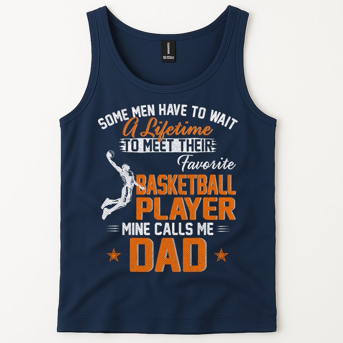 My Favorite Basketball Player Calls Me Dad Gift For Father Tank Top