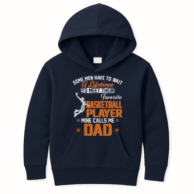 My Favorite Basketball Player Calls Me Dad Gift For Father Kids Hoodie